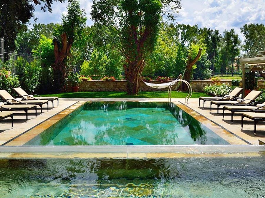 Ville Sull'Arno Firenze Esterno foto The swimming pool at the hotel